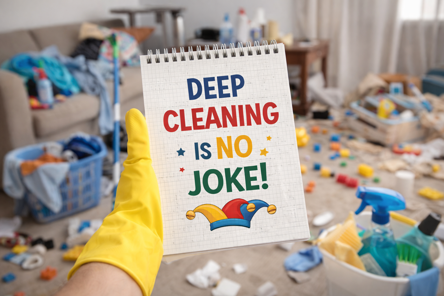 April 1st is a day of pranks and jokes but cleaning out your living space is no joke.